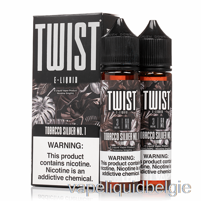 Vape Vloeibare Tabak Zilver Nr. 1 - Twist E-vloeistof - 120 Ml 6 Mg